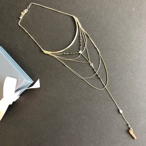 Gold Boho layered necklace